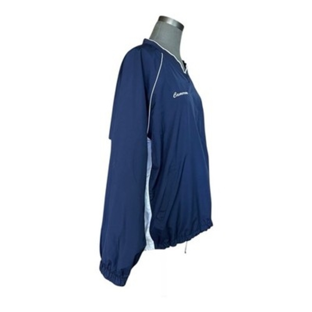 Augusta Sportswear Boston Red Sox Cameron Navy V Neck Pullover Windbreaker L G+ - Picture 5 of 7